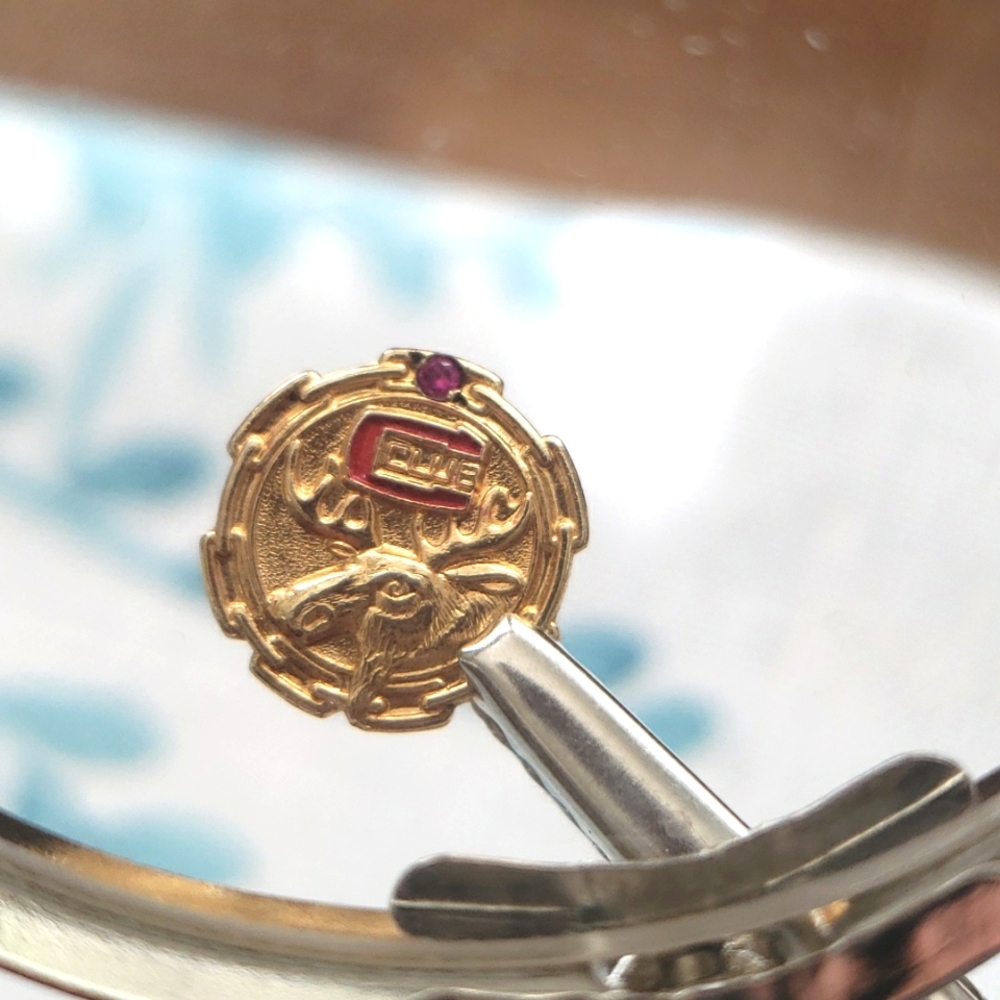 Moose Club Tie Tack Pin